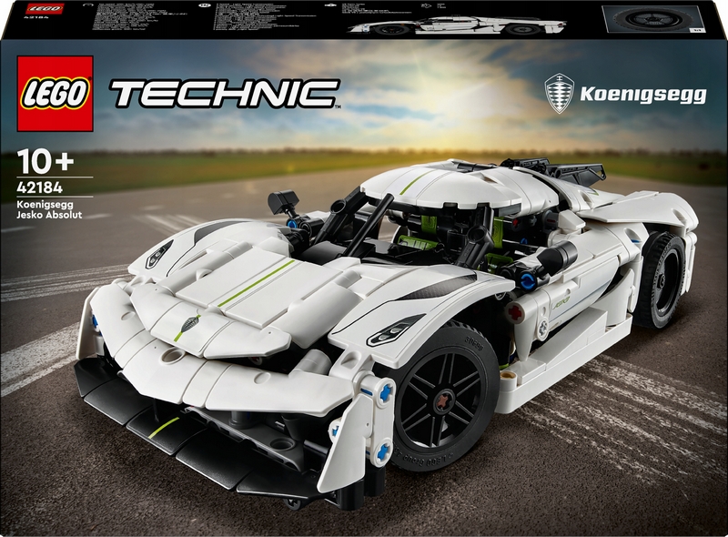 LEGO Technic 42184 Koenigsegg Jesko Absolut White Hypercar